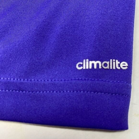 Adidas Climalite Purple/Black V-Neck Top - Picture 7 of 15
